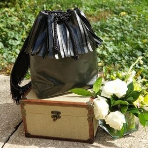 Handmade Fringe One Strap Bag  / Backpack